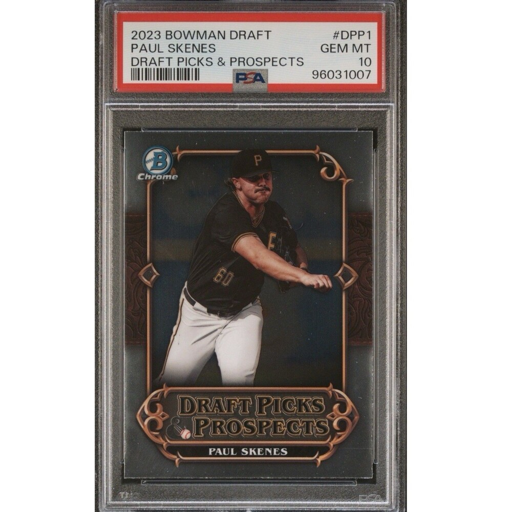 2023 Paul Skenes Rookie Draft picks & Prospects GEM MT 10 #DDP1 POP 183